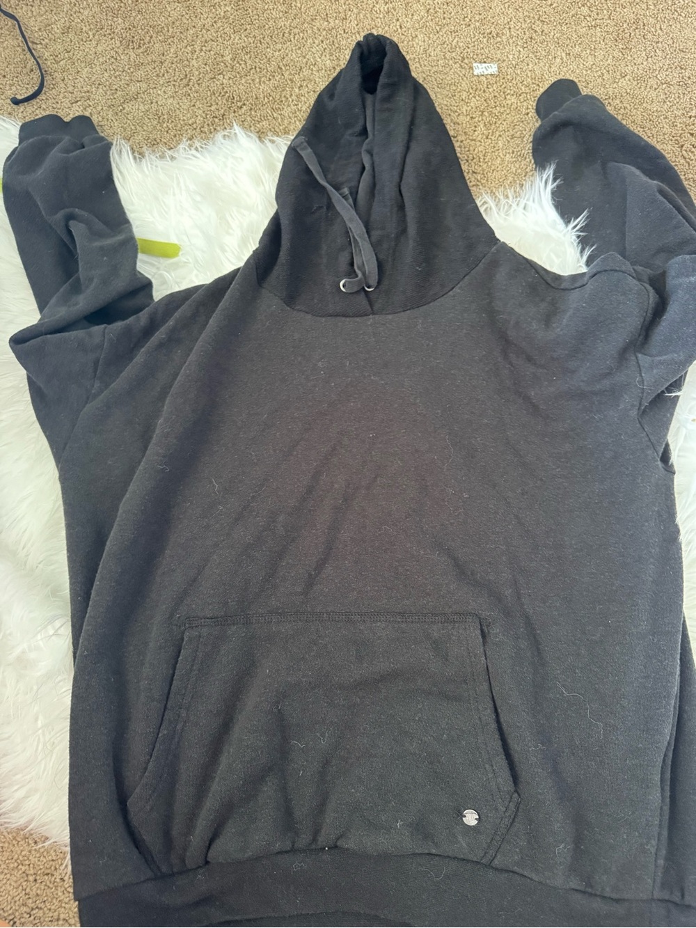 Volcom Black Hoodie Sweater
